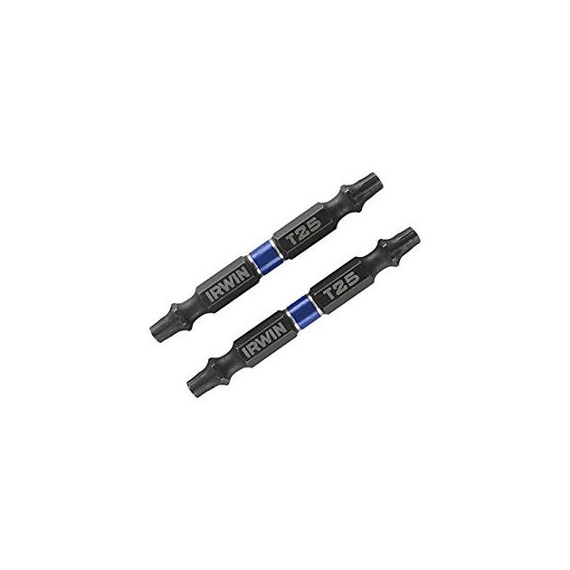 Двухсторонняя бита IMPACT 1/4" 60 мм T25 2 шт, IRWIN, фото  | SNABZHENIE.com.ua