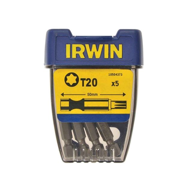 Бита Torx P/BIT 1/4 50 мм T20 5шт IRWIN (10504373), фото , изображение 2 | SNABZHENIE.com.ua