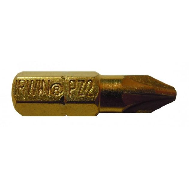 Бита Pozidriv 1/4" 25 мм PZ2 TiN 10 шт, IRWIN (10504342), фото  | SNABZHENIE.com.ua