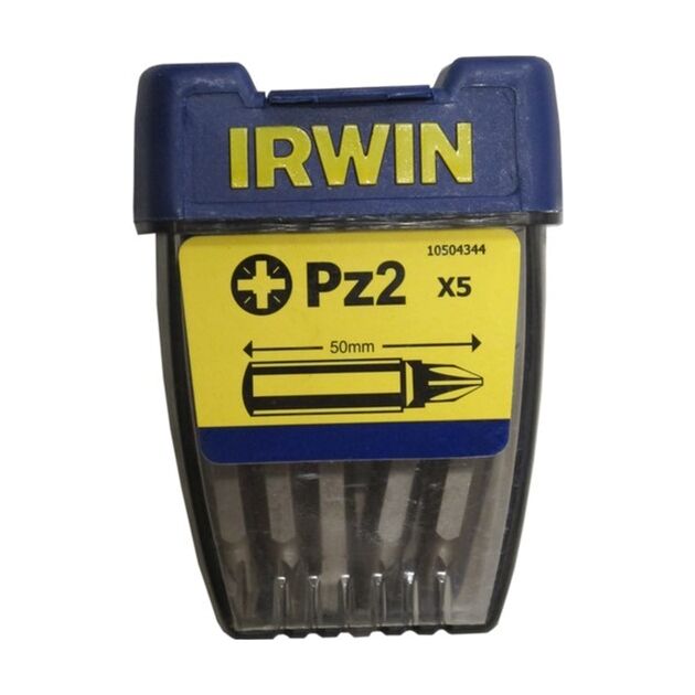 Бита Pozidriv INSERT BIT 1/4/50 мм PZ2 5шт, IRWIN, фото , зображення 2 | SNABZHENIE.com.ua Бита Pozidriv INSERT BIT 1/4/50 мм PZ2 5шт, IRWIN, фото , зображення 2 | SNABZHENIE.com.ua