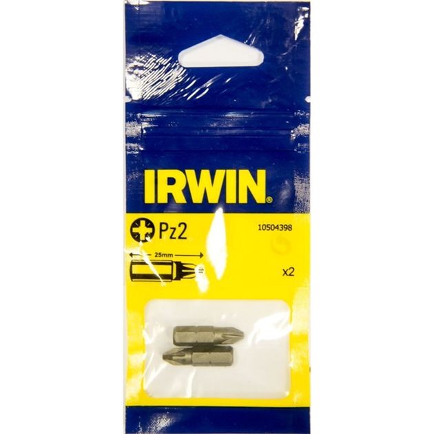 Бита Pozidriv INSERT BIT 1/4/25 мм PZ2 2шт, IRWIN, фото , зображення 2 | SNABZHENIE.com.ua Бита Pozidriv INSERT BIT 1/4/25 мм PZ2 2шт, IRWIN, фото , зображення 2 | SNABZHENIE.com.ua