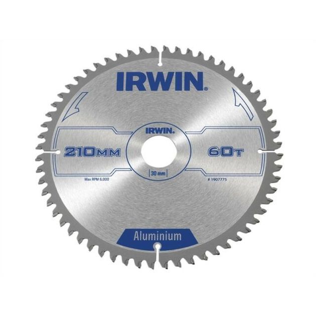 Пила дисковая по алюминию 210х60х30, IRWIN, фото  | SNABZHENIE.com.ua