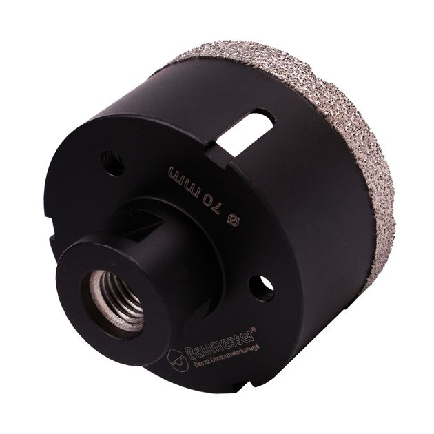 Сверло алмазне DDR-V 70 x 30 x M14 Keramik Pro BAUMESSER, фото , зображення 2 | SNABZHENIE.com.ua Сверло алмазне DDR-V 70 x 30 x M14 Keramik Pro BAUMESSER, фото , зображення 2 | SNABZHENIE.com.ua