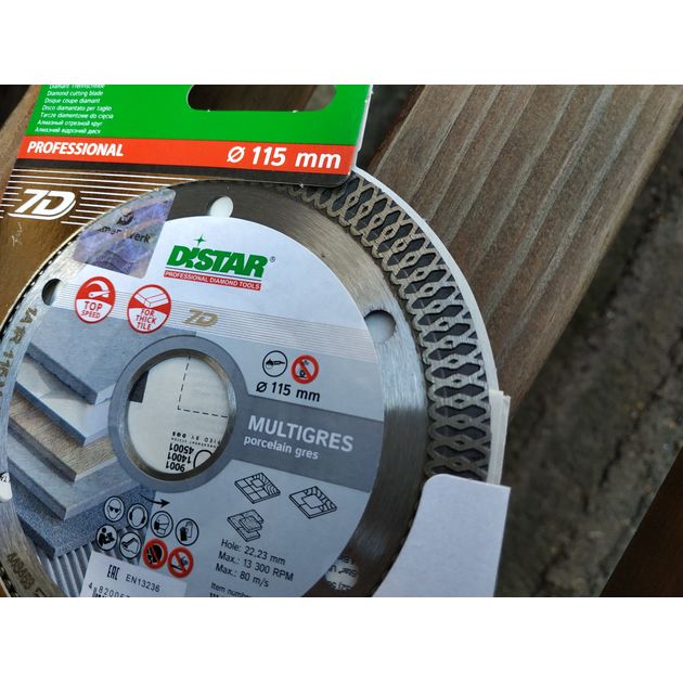 Алмазный отрезной диск DISTAR Multigres 115 x 1,4/1,0 x 10 x 22,23, фото , изображение 5 | SNABZHENIE.com.ua Алмазный отрезной диск DISTAR Multigres 115 x 1,4/1,0 x 10 x 22,23, фото , изображение 5 | SNABZHENIE.com.ua