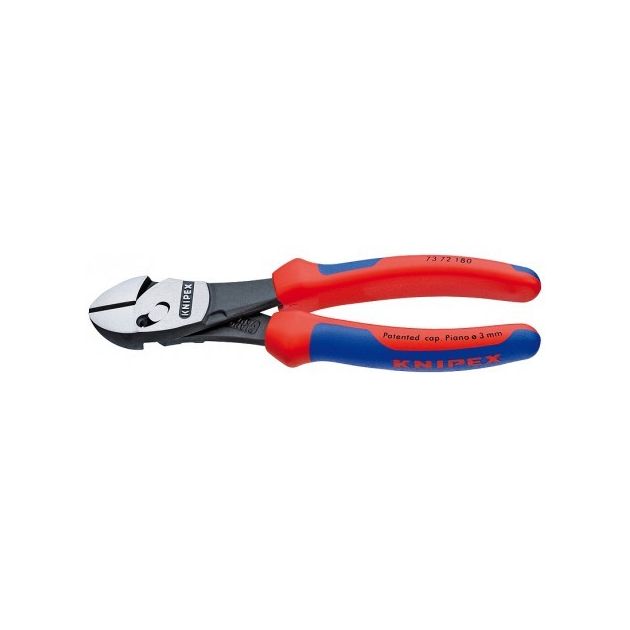 Кусачки боковые Knipex TwinForce® фосфатированные, черного цвета 180 mm Knipex 73 72 180, фото  | SNABZHENIE.com.ua