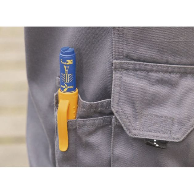 Маркер фірмовий з довгим носиком Pica-Ink Deep Hole Marker, 150/41 синій, фото , зображення 5 | SNABZHENIE.com.ua