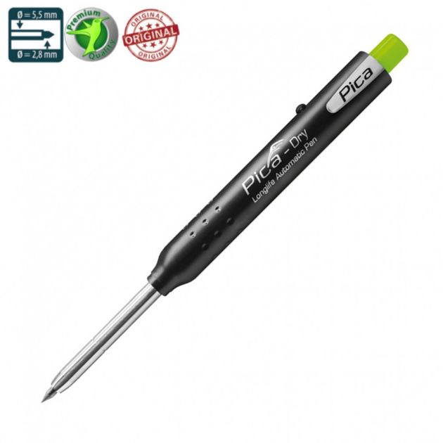 Запасные стержни 4050 для PICA Dry, твердость Н, графит, 10 шт., фото , изображение 4 | SNABZHENIE.com.ua