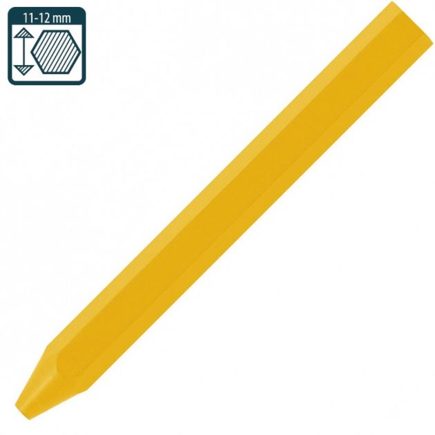 Маркер восковой-меловой Pica Classic ECO 591/44, желтый, фото  | SNABZHENIE.com.ua