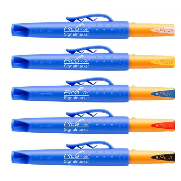 Маркер PICA GEL 8084, жёлтый, водо-жаро стойкий, фото , изображение 5 | SNABZHENIE.com.ua