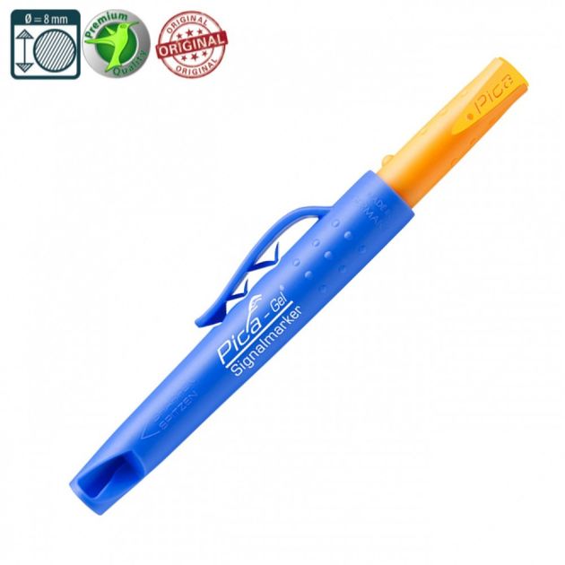 Маркер PICA GEL 8084, жёлтый, водо-жаро стойкий, фото , изображение 4 | SNABZHENIE.com.ua