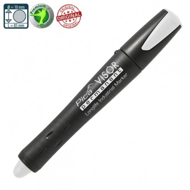 Сухой маркер PICA VISOR Permanent Longlife черный 990/46, фото , изображение 3 | SNABZHENIE.com.ua