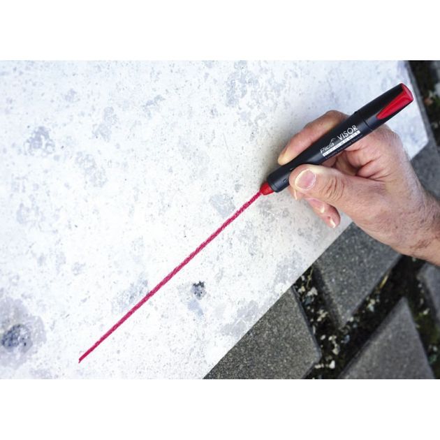 Сухой промышленный маркер PICA VISOR красный 990/40 Longlife, фото , изображение 13 | SNABZHENIE.com.ua