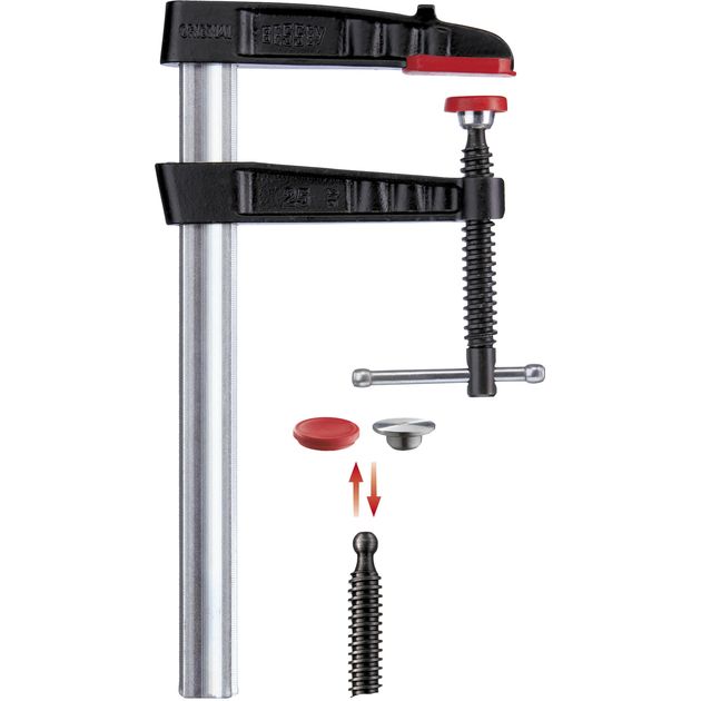 Струбцина TG 300 мм с Т-образной рукояткой BESSEY (TG30K), фото  | SNABZHENIE.com.ua
