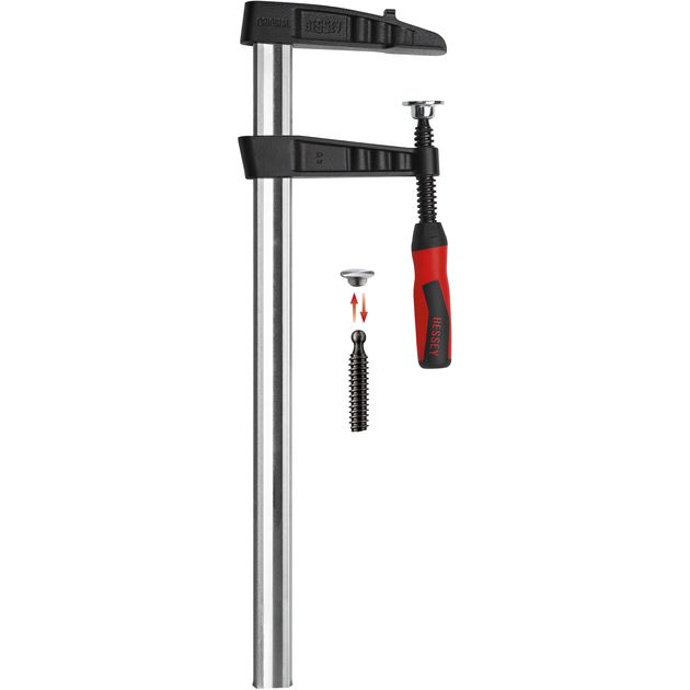 Струбцина TGK 800 с пластиковой рукояткой BESSEY (TGK80-2K), фото  | SNABZHENIE.com.ua