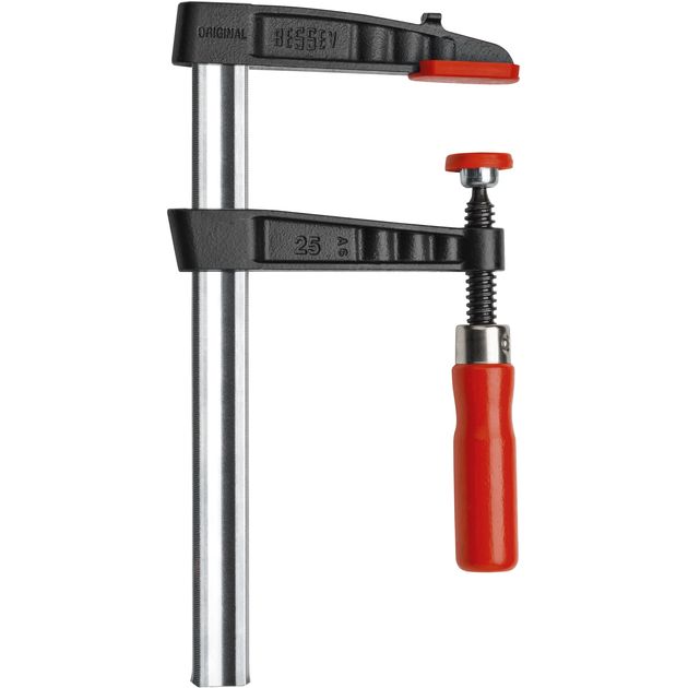 Струбцина TG20B8 BESSEY из ковкого чугуна с дерев. рукояткой, фото  | SNABZHENIE.com.ua