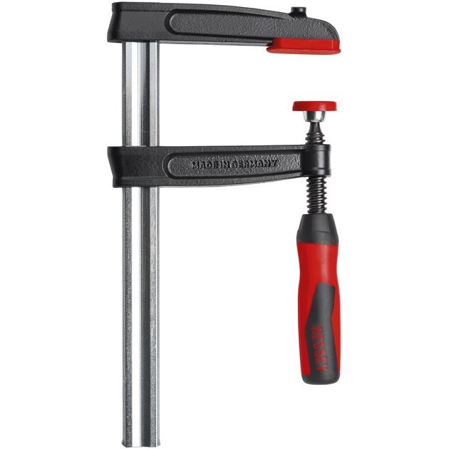 Струбцина BESSEY TPN 200 мм, ковкий чугун, пластиковая рукоятка, фото  | SNABZHENIE.com.ua