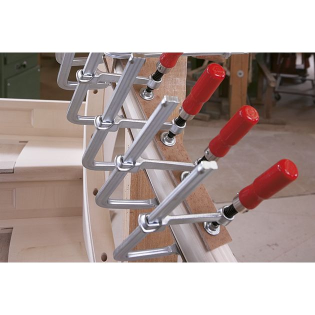 Цельнометаллическая струбцина classiX GS 160 с дерев. рукояткой BESSEY, фото , изображение 3 | SNABZHENIE.com.ua Цельнометаллическая струбцина classiX GS 160 с дерев. рукояткой BESSEY, фото , изображение 3 | SNABZHENIE.com.ua