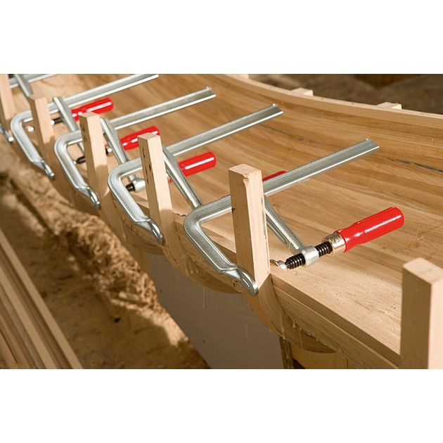 Цельнометаллическая струбцина GZ 160 с деревянной рукояткой BESSEY, фото , изображение 6 | SNABZHENIE.com.ua Цельнометаллическая струбцина GZ 160 с деревянной рукояткой BESSEY, фото , изображение 6 | SNABZHENIE.com.ua