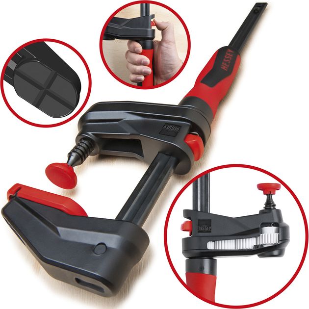 Струбцина с редуктором GearKlamp GK 300 BESSEY (GK30), фото , изображение 3 | SNABZHENIE.com.ua Струбцина с редуктором GearKlamp GK 300 BESSEY (GK30), фото , изображение 3 | SNABZHENIE.com.ua