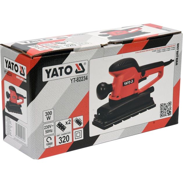Шлифмашина вибрационная YATO 230 В, 300 В, платформа 115-230 мм, фото , изображение 2 | SNABZHENIE.com.ua Шлифмашина вибрационная YATO 230 В, 300 В, платформа 115-230 мм, фото , изображение 2 | SNABZHENIE.com.ua