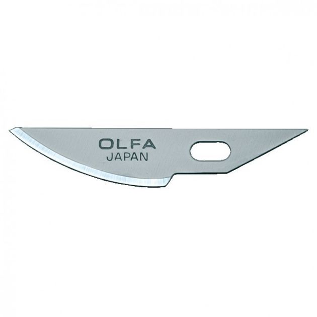 Лезвия OLFA KB4-R/5 перьевые скруглённые, 5 шт., фото  | SNABZHENIE.com.ua