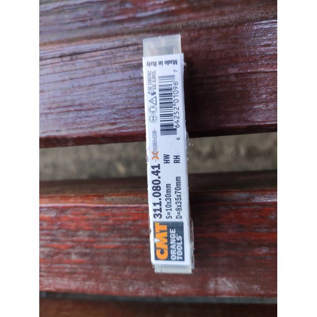 Сверло твердосплавне для глухих отворів 8 x 35 x 70 мм, хвостовик 10 мм CMT (311.080.41), фото , зображення 3 | SNABZHENIE.com.ua