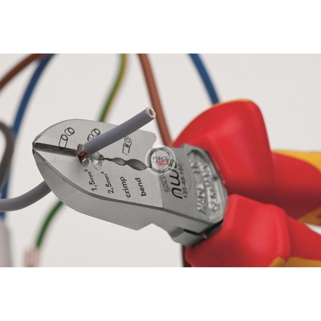 Бокорізи діелектричні ізольовані NWS 160 мм, VDE до 1000 В (135-49-VDE-160), фото , зображення 3 | SNABZHENIE.com.ua