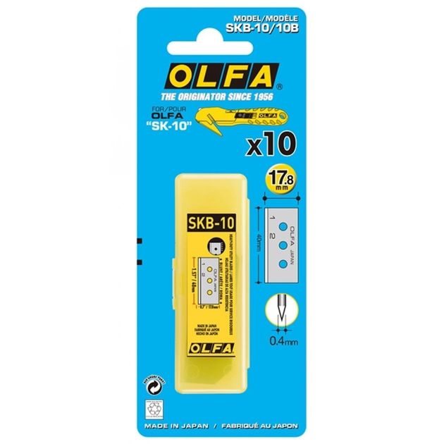 Лезвие OLFA SKB-10/10B, 10 шт, для ножа SK-10 (C334201), фото  | SNABZHENIE.com.ua