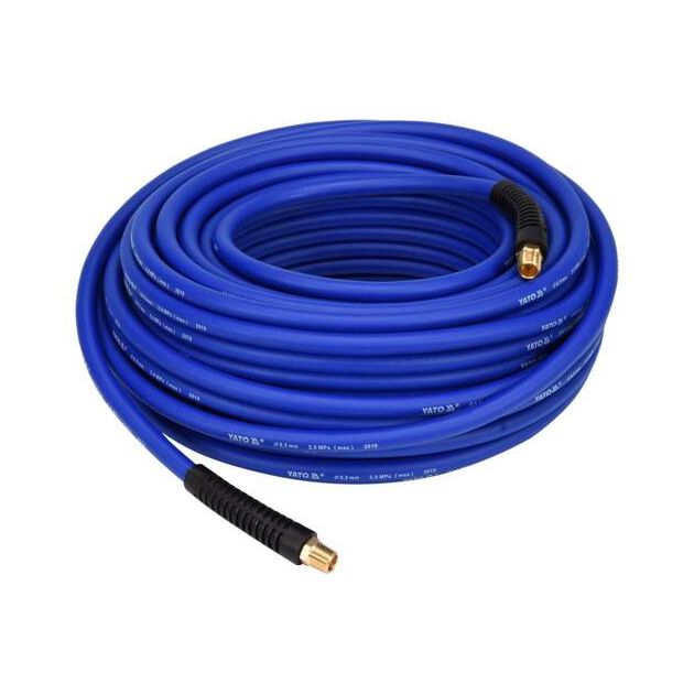 Шланг пневматический гибридный YATO 6.5 мм x 30 м, 1/4" резьба, фото  | SNABZHENIE.com.ua