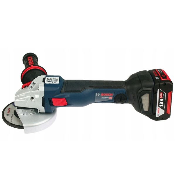 Аккумуляторная угловая шлифмашина BOSCH GWS 18V-10 C 18 В, фото , изображение 2 | SNABZHENIE.com.ua