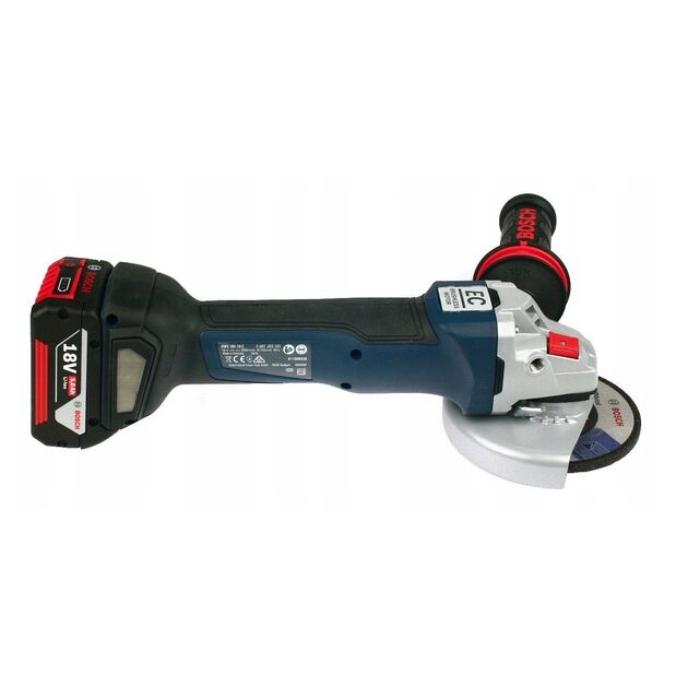 Аккумуляторная угловая шлифмашина BOSCH GWS 18V-10 C 18 В, фото , изображение 3 | SNABZHENIE.com.ua