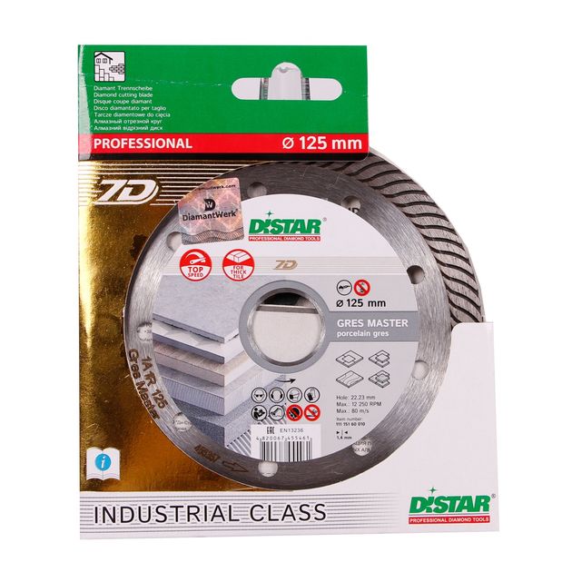 Диск алмазний DISTAR 115 x 1,4/1,0 x 10 x 22,23 Gres Master (11115160009), фото , зображення 2 | SNABZHENIE.com.ua Диск алмазний DISTAR 115 x 1,4/1,0 x 10 x 22,23 Gres Master (11115160009), фото , зображення 2 | SNABZHENIE.com.ua