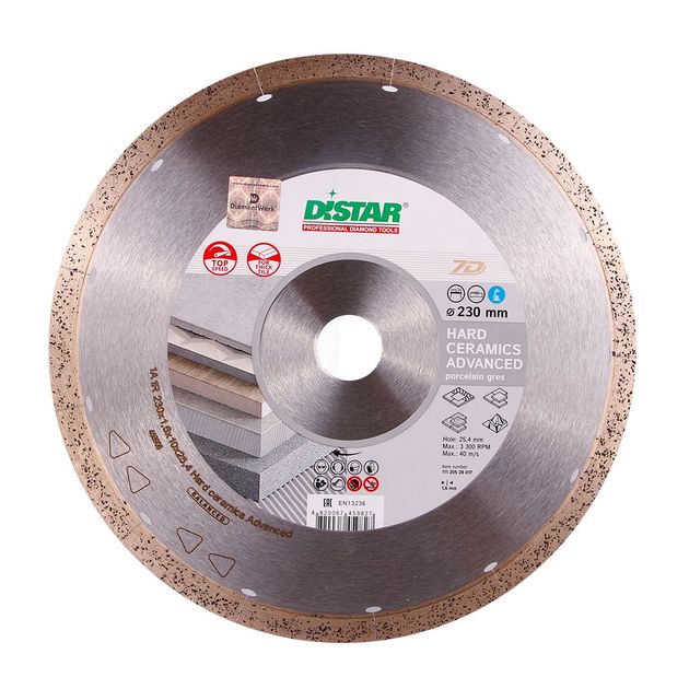Алмазный диск DISTAR 230x1,6/1,2x10x25,4 для керамики Advanced, фото  | SNABZHENIE.com.ua