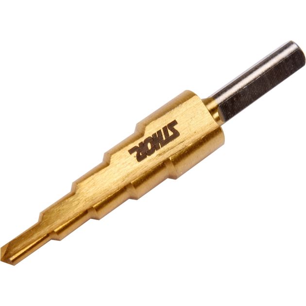 Свердло конічне ступінчасте по металу STHOR 4 - 12 мм (VO-22610), фото , зображення 2 | SNABZHENIE.com.ua