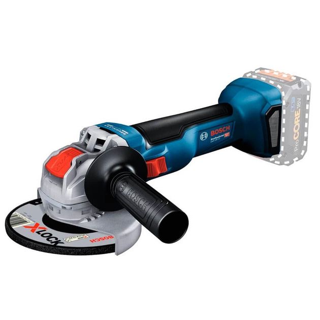 Аккумуляторная угловая шлифмашина BOSCH GWX 18V-10 с X-LOCK 18 В, фото  | SNABZHENIE.com.ua