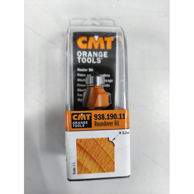 Фреза радиусная с нижним подшипником 19,1 мм, хвостовик 8 мм CMT, фото , изображение 3 | SNABZHENIE.com.ua