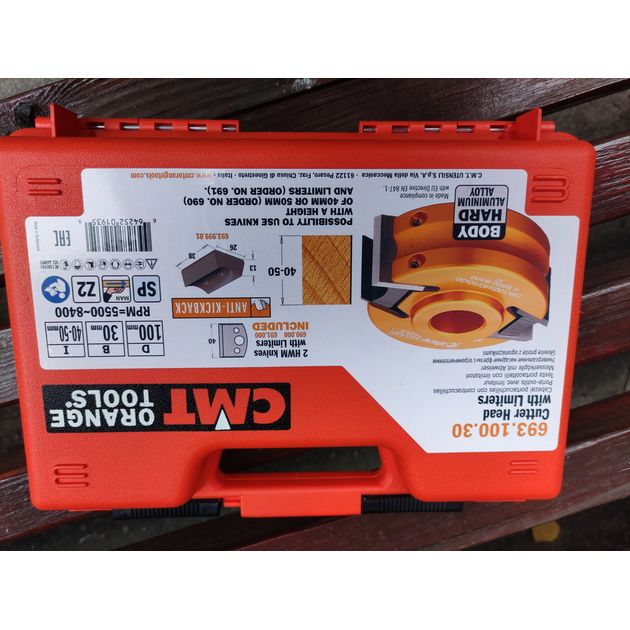 Фреза универсальная насадная 100x50 мм, посадка 30 мм CMT (693.100.30), фото , изображение 15 | SNABZHENIE.com.ua