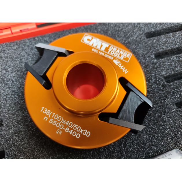 Фреза универсальная насадная 100x50 мм, посадка 30 мм CMT (693.100.30), фото , изображение 14 | SNABZHENIE.com.ua