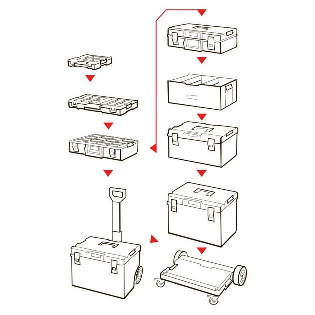 Ящик для инструментов QBRICK SYSTEM ONE 450 PROFI, фото , изображение 3 | SNABZHENIE.com.ua Ящик для инструментов QBRICK SYSTEM ONE 450 PROFI, фото , изображение 3 | SNABZHENIE.com.ua