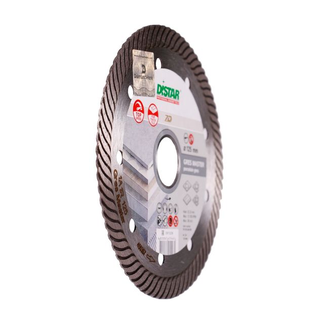 Круг алмазний відрізний DISTAR Gres Master 125 x 2,2 x 8 x 22,23 (1A1R), фото , зображення 10 | SNABZHENIE.com.ua Круг алмазний відрізний DISTAR Gres Master 125 x 2,2 x 8 x 22,23 (1A1R), фото , зображення 10 | SNABZHENIE.com.ua