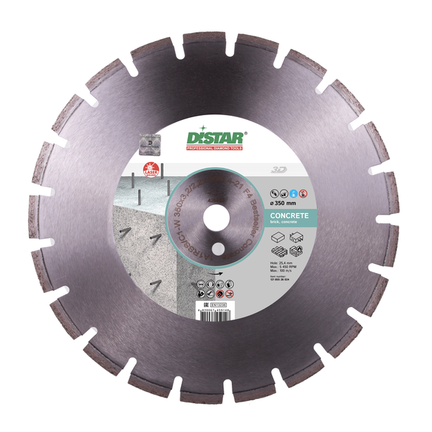 Диск алмазний DISTAR 600 x 4,5/3,5 x 25,4-36 F4 ARP 40 x 4,5x 6+3 R290 Bestseller Concrete, фото  | SNABZHENIE.com.ua