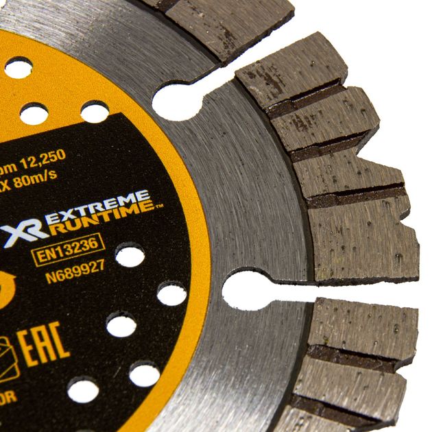Диск алмазный DeWALT EXTREME для бетона/кирпича 125x3x22,22 мм, фото , изображение 4 | SNABZHENIE.com.ua Диск алмазный DeWALT EXTREME для бетона/кирпича 125x3x22,22 мм, фото , изображение 4 | SNABZHENIE.com.ua