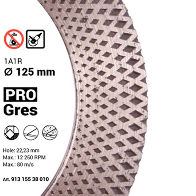 Фреза дисковая 125 x 2,0 x 8/20 x 22,23 BAUMESSER PRO Gres, фото , изображение 9 | SNABZHENIE.com.ua Фреза дисковая 125 x 2,0 x 8/20 x 22,23 BAUMESSER PRO Gres, фото , изображение 9 | SNABZHENIE.com.ua