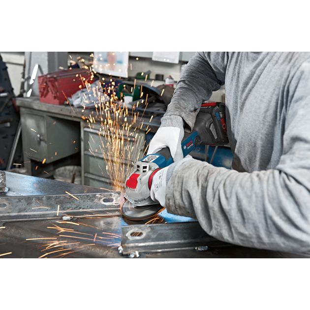 Болгарка акумуляторна (кутова шліфмашина) з X-LOCK Li-ion 18 В GWX 18V-10C BOSCH, фото , зображення 3 | SNABZHENIE.com.ua