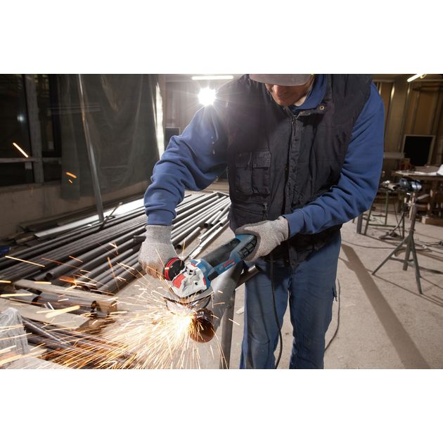 Болгарка (кутова шліфмашина) з X-LOCK GWX 19-125 S BOSCH, фото , зображення 4 | SNABZHENIE.com.ua