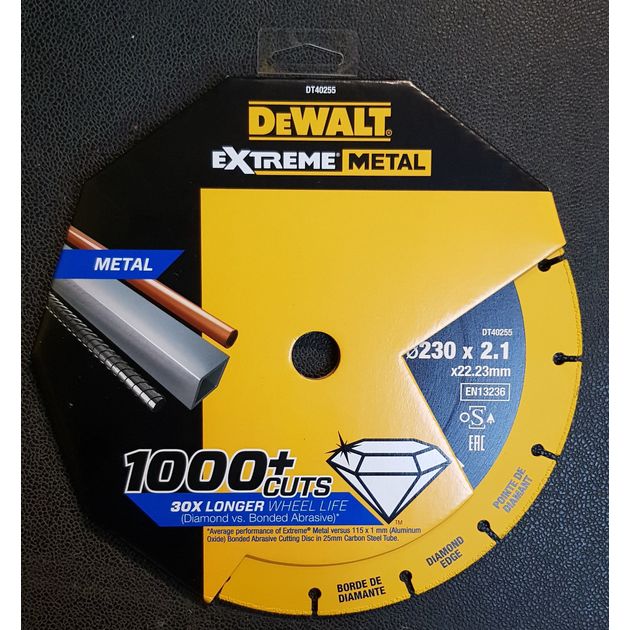 Алмазный диск DeWALT по металлу, 230 мм, 2,1 мм, 22,23 мм, фото , изображение 4 | SNABZHENIE.com.ua