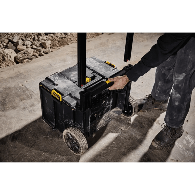 Ящик-тележка TOUGHSYSTEM 2.0 DeWALT, 608 x 500 x 990 мм, збільшеної ємності з лотком (DWST83295-1), фото , зображення 2 | SNABZHENIE.com.ua