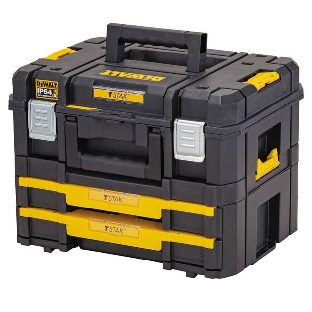 Ящик DeWALT TSTAK 2.0, 440x330x340 мм, с выдвижными секциями, фото  | SNABZHENIE.com.ua