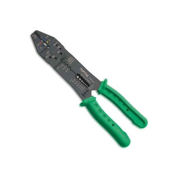 Клещи для обжима клем и снятия изоляции TOPTUL DIBB2009, фото  | SNABZHENIE.com.ua