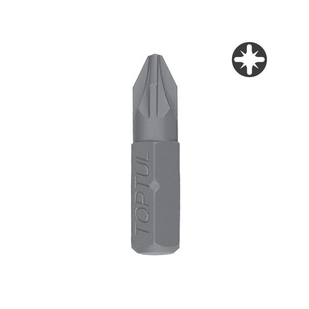 Бита PZ1 1/4" 25мм TOPTUL FSCA0801, фото  | SNABZHENIE.com.ua